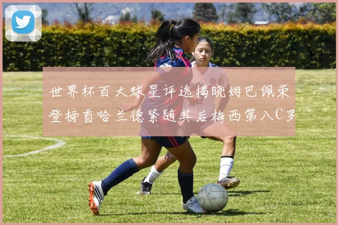 世界杯百大球星评选揭晓姆巴佩荣登榜首哈兰德紧随其后梅西第八C罗位列第二十五